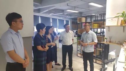 顺德区副区长于洋调研创意产业园 聚焦信息咨询与产业升级新路径